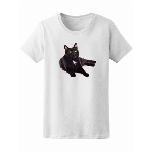 Black Staring Cat Tee Men's -Image by Shutterstock