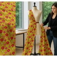 thumbnail image 5 of Soimoi Cotton Poplin Fabric Leaves & Floral Artistic Print Fabric by The Yard 56 Inch Wide, 5 of 7