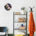 thumbnail image 4 of Yayeee 10" Wall Clock Battery Operated Quartz Round Silent Non-Ticking Home Decor, American Eagle Pattern, 4 of 6