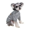 thumbnail image 2 of Dog Sweaters for Small Dogs Classic Warm Winter Fall Knit Puppy Sweater Pet Thick Clothes for Chihuahua Yorkie - (Gray,L), 2 of 9