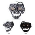 thumbnail image 5 of Attitude Studio Steampunk Wired Skeleton Full Face Mask Goggles Costume - Silver, 5 of 8