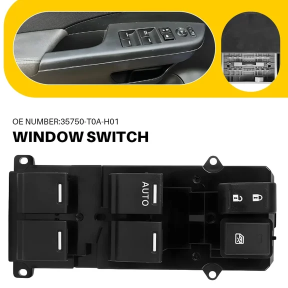 For Honda CRV CR-V 2011-2013 35750-T0A-H01 Master Power Window Control Switch