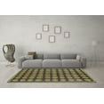 thumbnail image 3 of Ahgly Company Indoor Square Abstract Light Blue Modern Area Rugs, 6' Square, 3 of 4
