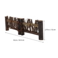 thumbnail image 5 of Minkissy Bamboo Fence Small Screen Home Decor for Friends Purple 1PC, 5 of 5