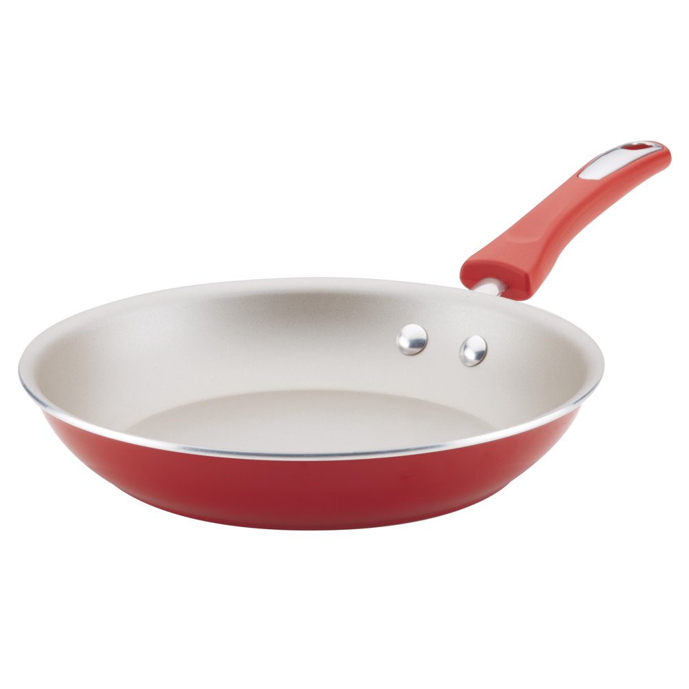 Rachael Ray 10Inch Get Cooking! Aluminum Nonstick Deep Frying Pan/Fry