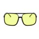 thumbnail image 1 of Sonducket Gafas ópticas Gafas con montura negra Protección de moda Accesorios de ropa de marco grande para protección de ojos Lentes Amarillo con borde negro, 1 of 6