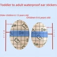 PU membrane antiwater ear patch for baby bathing to protect baby safe