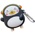 thumbnail image 1 of 3D Cute Music Penguin Design Airpods Case For Airpods Pro/ 3 Creative Funny Animal Wireless Charging Headset Soft Silicone Shockproof Strong Protector With Hook, 1 of 8