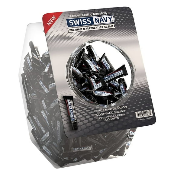 Swiss Navy Premium Masturbation Cream - 10 Ml Bowl Of 100