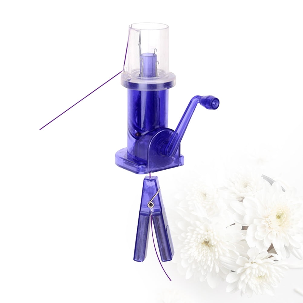 UKCOCO Desktop Hand Weaving Machine for DIY Knitting Craft Blue 1 Set