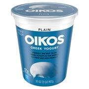 Oikos Nonfat Plain Greek Yogurt, 32 Oz.