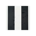 thumbnail image 5 of Seaside Stripe Indoor/Outdoor Grommet Curtain Panel - Pair each 50" x 84" in Black, 5 of 5
