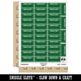 thumbnail image 2 of Emailed Blank Box for Date Signature Sticker Set - Dark Green - Matte Finish - 1.5" Small, 2 of 7