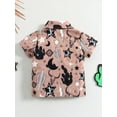 thumbnail image 3 of Coduop Toddler Baby Boy Button Down Shirt Short Sleeve T-Shirt Tops Western Tee 0-3 Years, 3 of 9