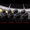 thumbnail image 3 of Adaptador ATX de 6 pines hembra a macho en ángulo de 180 grados hacia abajo para tarjeta gráfica Ehuebsd  Para estrenar, 3 of 7