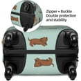 thumbnail image 4 of Puppy Dog Cute Animals Luggage Suitcase Covers Elastic Washable Luggage Protector Travel Suitcase Protective Cover For Kid And Adult, L (Fit 25-29 Inch Luggage), 4 of 6