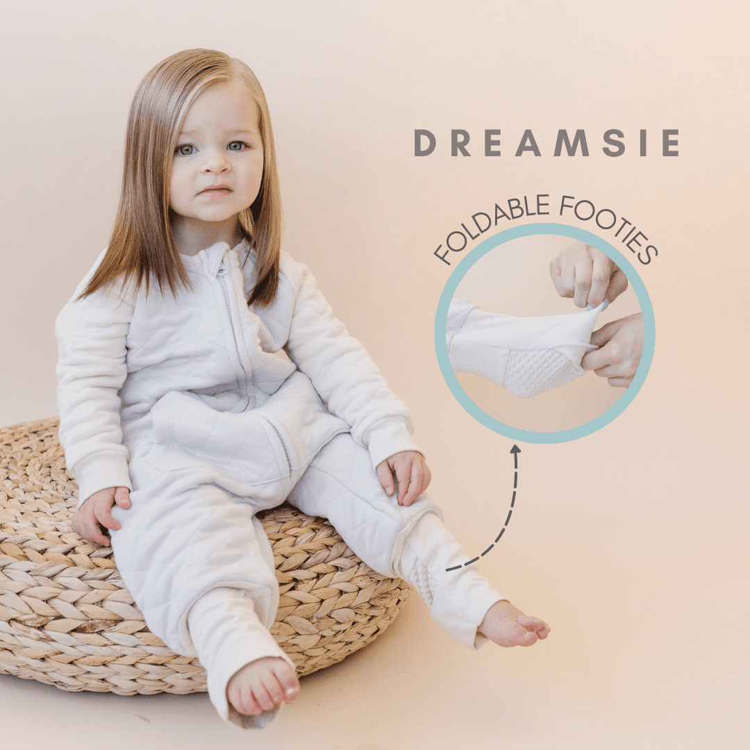 Tealbee Dreamsie - Bamboo Sleep Sack with Sleeves and Footies - (1.2 Tog) Sunshine 3T-4T