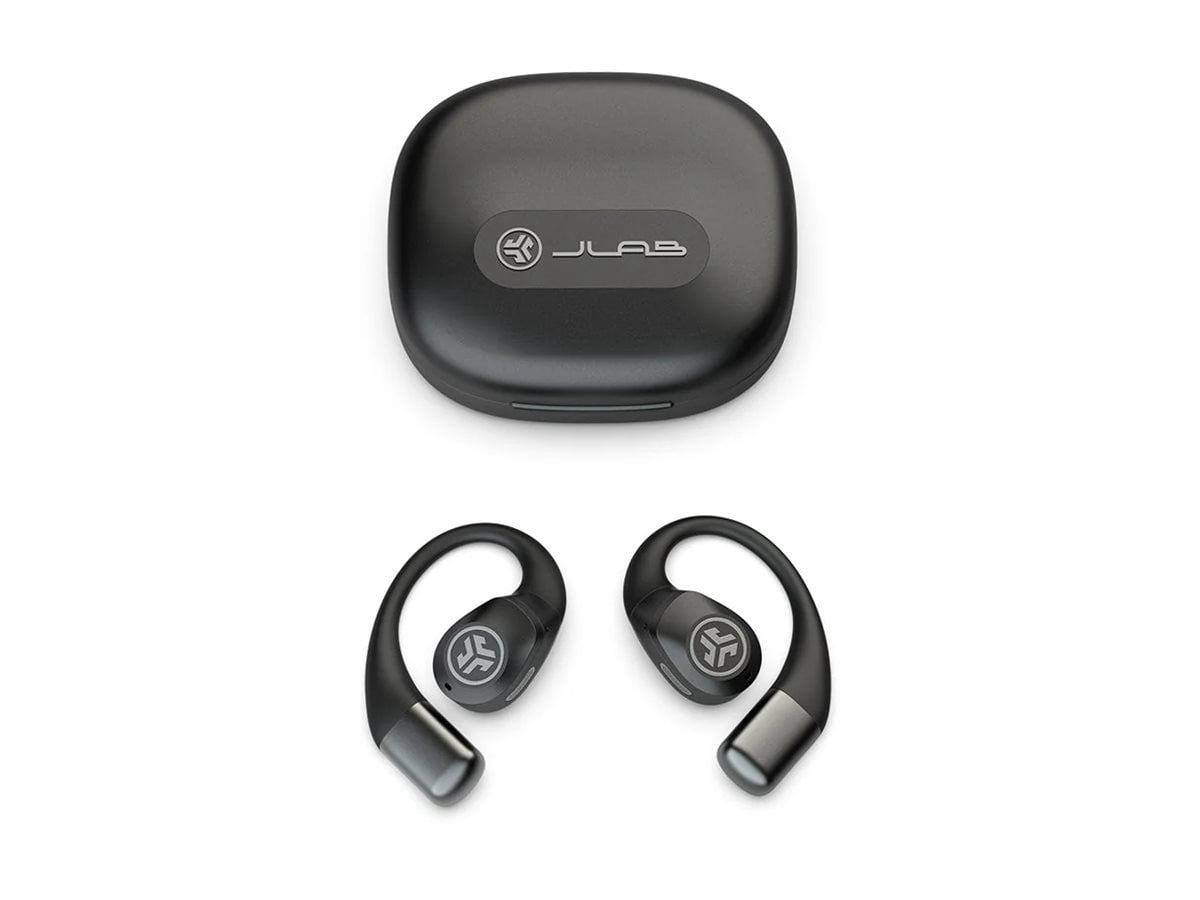 Open Box JLab Epic Open Sport Air Conduction Wireless Earbuds Black