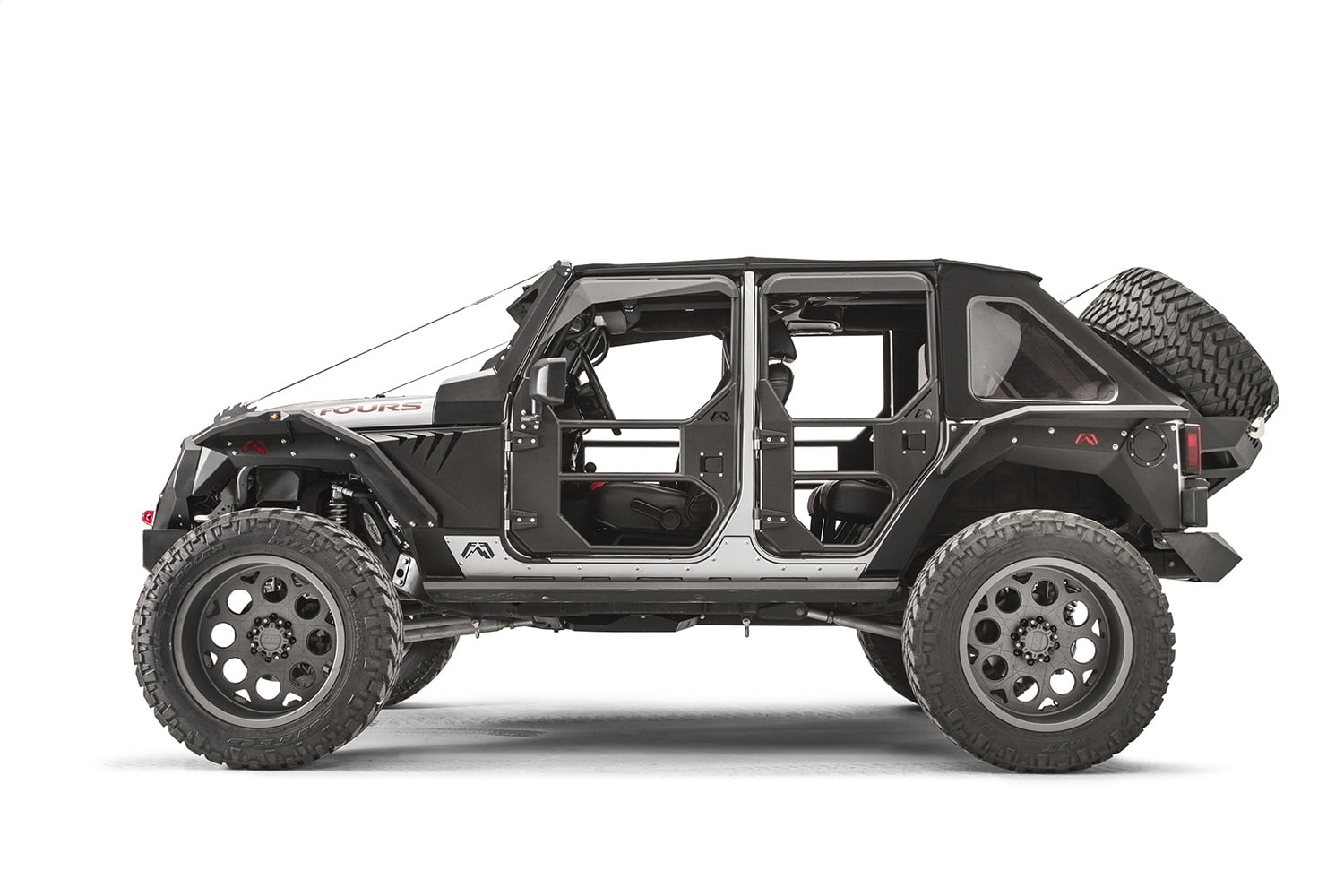 2007-2017 JEEP JK FRONT FULL TUBE DOOR BARE