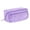 Purple #018, variant on Large Capacity Pencil Case, Pencil Pouch Bag with Zipper Portable Handle, Pen Case Bag Stationery Organizer for Office College School Adults Teen Girls Boys Men Women (Black)