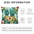thumbnail image 5 of GOSMITH Pillow Covers, Tropical Pineapple Decorative Throw Pillow Covers Pineapple Flower Pillowcase Farmhouse Cushion Cases for Sofa Couch Outdoor Home Decorations, 5 of 5