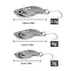 thumbnail image 5 of Eigraketly Kit de cucharas para trucha, aparejos de pesca, lentejuelas, , señuelo de pesca, cebos vibratorios para agua dulce, carpa de agua Type2 NO2, 5 of 6