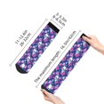 thumbnail image 4 of Pofeuu Skull Flower Print 30cm Socks, Adult Running Hiking Socks for Youth and Adult, 4 of 7