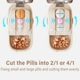thumbnail image 6 of 1 Pc Pill Cutter Splitter for Small and Tiny Pills - Adjustable Pill Splitter with Centering Device for Cutting Multiple Pills, Accurate Alignment and Easy to Use, 3.3x1.8x0.9 Inch, White, 6 of 8
