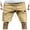Khaki, variant on IROINNID Men's Casual Sports Fit Cargo Drawstring Comfy Bermuda Shorts
