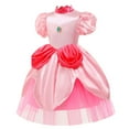 thumbnail image 3 of HAWEE Costume de Princesse Champignon Pêche Robe des Frères pour Filles, 3 of 6