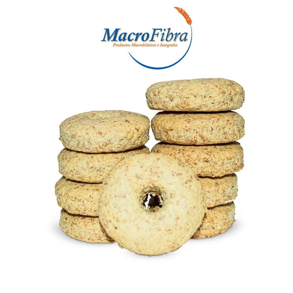 Galleta Avena Naranja Macrofibra Integral Reducido en Azucar Vegano Macrobiotico Artesanal 3 Paq