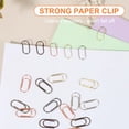 thumbnail image 3 of Uxcell 200pcs Clip de Papel, Clip de Papel en Forma Mini, Clip de Papel Pequeño y Bonito, Metal a Prueba de Óxido, Fuerte y Duradero, a Granel para Oficina y Hogar, 15mm, Rosa Dorado, 3 of 6