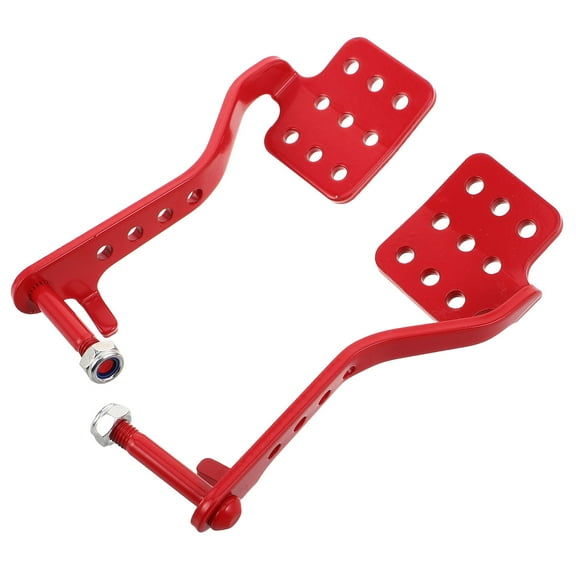 Niceauty Brake Pedal Kit Metal Replacement Go Kart Pedal 1 Set Red