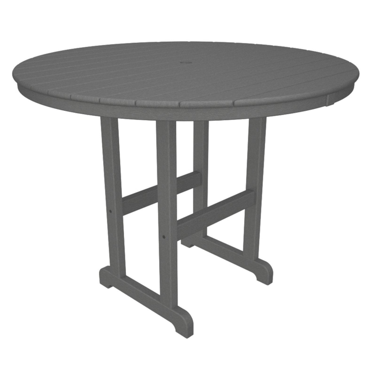 POLYWOOD® Round 48 in. Counter Height Recycled Plastic Table