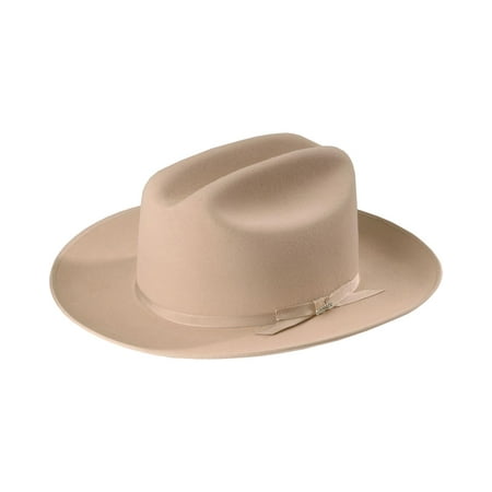 Buffalo Fur Felt Hat - stetson men's 6x open road fur felt cowboy hat silverbelly 6 7/8