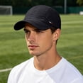 thumbnail image 2 of Tfken Hiking Sunhat Women Man Unisex Fashionable Sun Protection Baseball Hat Running Athletic Running Breathable Trendy Outdoor Sportswear Cap Summer Dailly Wear Classic Black, 2 of 4