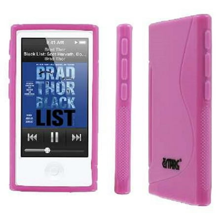 Nano 3g Skin Case - Empire Flexible S-Shape Poly Skin Light Pink Case for Apple iPod Nano 7Gen 7th Gen