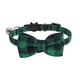 thumbnail image 1 of Collar navideño para perros y gatos con pajarita, collar para perros a cuadros suave y cómodo con pajarita linda para perros pequeños, 1 of 5
