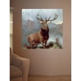 thumbnail image 2 of Wallhogs Landseer Monarch of The Glen (1851) Wall Mural, 2 of 2