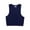 Blue, variant on DuoJiaJ Womens Summer Casual Fashion Sleeveless Short Cropped Navel Tank Top Women Workout Tank Tops Black S