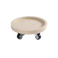 thumbnail image 1 of Palet redondo for plantas con bandejas de goteo con ruedas, plato for mover macetas de resina sintética, 1 of 4
