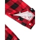 thumbnail image 4 of Qarigey Pijamas navideños a juego para la familia, ropa de dormir a cuadros, ropa de dormir de manga larga para vacaciones de Navidad, ropa de casa Pijama Bebé 9-12M, 4 of 6
