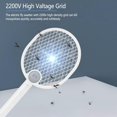 thumbnail image 5 of Electric Fly Swatter Fly Killer Rechargeable Fly Zapper Foldable Bug Zapper Racket Usb Charging Indoor Outdoor Lightweight Camping Accessories, 5 of 5