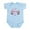 Sky Blue, variant on CafePress - Girls Pump Iron Too! Infant Bodysuit - Baby Light Bodysuit, Size Newborn - 24 Months