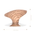 thumbnail image 3 of Shisuyan Lid Knobs Assorted Color 2Pack Round Bead Wood Grain Pattern 2.6x1.97x1.97in, 3 of 8