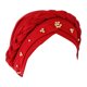 thumbnail image 1 of Qarigey 4 piezas Envoltura para la cabeza Estilos bohemios Cómodos colores surtidos Sombrero de pirata Atractivo suministros de abalorios Diademas para Accesorio para el cabello Rojo Qarigey AP008789-10B, 1 of 5
