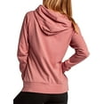 thumbnail image 3 of Women's Pullover Thin Cotton Light Hoodie Sweatshirt (Navy/MV Rose, M), 3 of 3