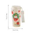 thumbnail image 3 of 316 Stainless Steel Coffee Cup for Christmas Gifts, 500ml Double-Wall Insulated Travel Mug, Leak-Proof Flip Lid for Hot & Cold Drinks, 3 of 7