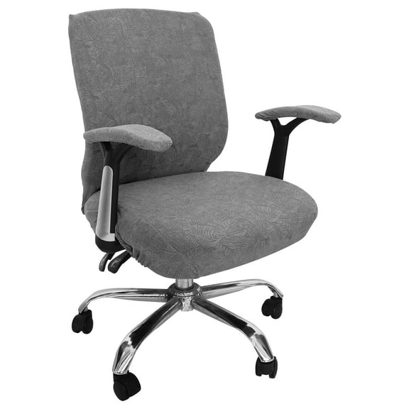 3Pcs Office Chair Cover Set Removable Computer Chair Cover Kit Dustproof Office Chair Seat Slipcover Armrest Cover Office Chair Protector Cover Rotating Chair Cover for Office Chair
