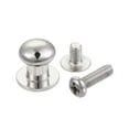 thumbnail image 4 of 7mm Head Dia. Knobs Pull Handle Zinc Alloy Silver Tone 24Pack, 4 of 6